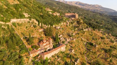 Yunanistan 'ın Mystras kentindeki harabeler - arkeoloji geçmişi