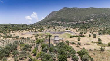 Yunanistan 'ın Moreloponnese kentindeki Messini antik kentinde temerrüt.