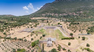 Yunanistan 'ın Moreloponnese kentindeki Messini antik kentinde temerrüt.