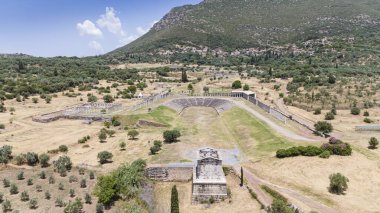 Yunanistan 'ın Moreloponnese kentindeki Messini antik kentinde temerrüt.