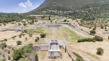 Yunanistan 'ın Moreloponnese kentindeki Messini antik kentinde temerrüt.