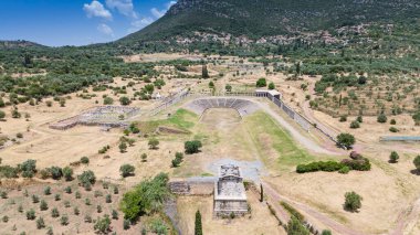 Yunanistan 'ın Moreloponnese kentindeki Messini antik kentinde temerrüt.