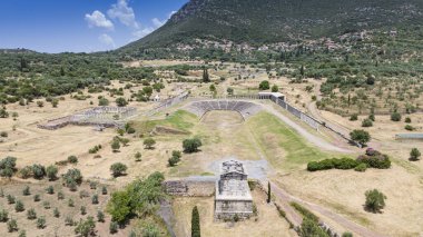 Yunanistan 'ın Moreloponnese kentindeki Messini antik kentinde temerrüt.