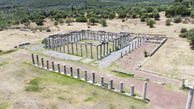 Yunanistan 'ın Moreloponnese kentindeki Messini antik kentinde temerrüt.