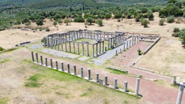 Yunanistan 'ın Moreloponnese kentindeki Messini antik kentinde temerrüt.