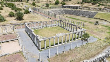 Yunanistan 'ın Mora kentindeki antik Messini kenti..