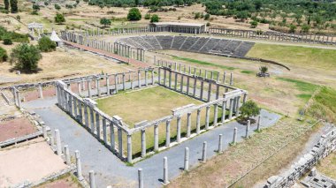 Yunanistan 'ın Mora kentindeki antik Messini kenti..