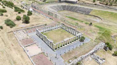 Yunanistan 'ın Mora kentindeki antik Messini kenti..