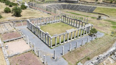 Yunanistan 'ın Mora kentindeki antik Messini kenti..