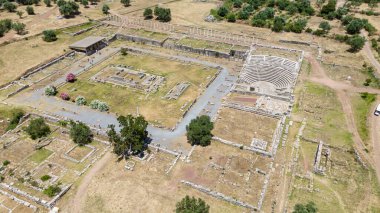 Yunanistan 'ın Mora kentindeki antik Messini kenti..