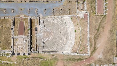 Yunanistan 'ın Mora kentindeki antik Messini kenti..