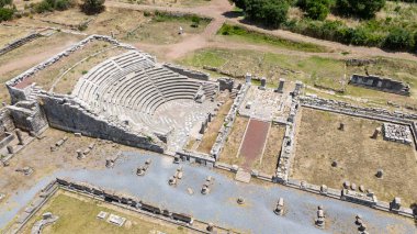 Yunanistan 'ın Mora kentindeki antik Messini kenti..