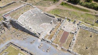 Yunanistan 'ın Mora kentindeki antik Messini kenti..