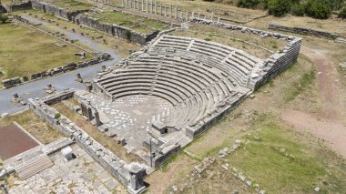 Yunanistan 'ın Mora kentindeki antik Messini kenti..