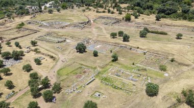 Yunanistan 'ın Mora kentindeki antik Messini kenti..