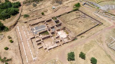 Yunanistan 'ın Mora kentindeki antik Messini kenti..