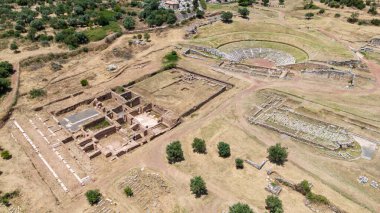 Yunanistan 'ın Mora kentindeki antik Messini kenti..