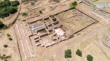 Yunanistan 'ın Mora kentindeki antik Messini kenti..
