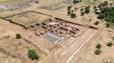 Yunanistan 'ın Mora kentindeki antik Messini kenti..