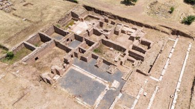 Yunanistan 'ın Mora kentindeki antik Messini kenti..