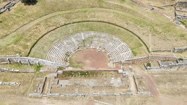 Yunanistan 'ın Mora kentindeki antik Messini kenti..