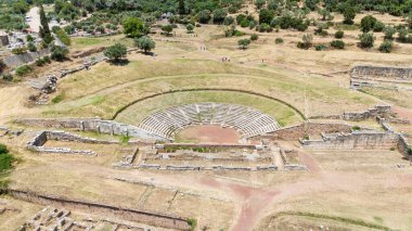 Yunanistan 'ın Mora kentindeki antik Messini kenti..