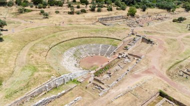 Yunanistan 'ın Mora kentindeki antik Messini kenti..