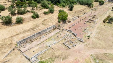 Yunanistan 'ın Mora kentindeki antik Messini kenti..