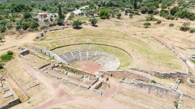 Yunanistan 'ın Mora kentindeki antik Messini kenti..