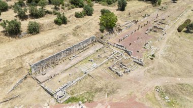 Yunanistan 'ın Mora kentindeki antik Messini kenti..