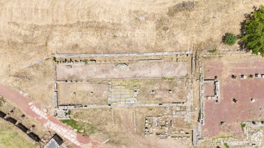 Yunanistan 'ın Mora kentindeki antik Messini kenti..