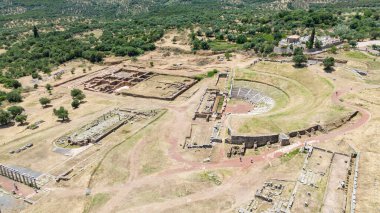 Yunanistan 'ın Mora kentindeki antik Messini kenti..