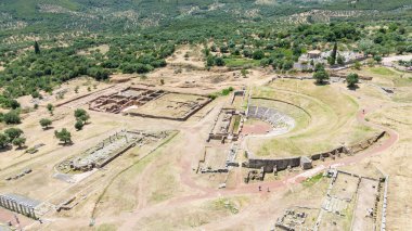 Yunanistan 'ın Mora kentindeki antik Messini kenti..