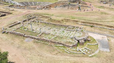 Yunanistan 'ın Mora kentindeki antik Messini kenti..