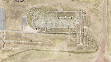 Yunanistan 'ın Mora kentindeki antik Messini kenti..