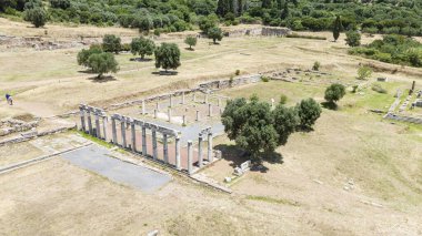 Yunanistan 'ın Mora kentindeki antik Messini kenti..
