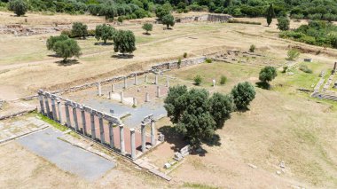 Yunanistan 'ın Mora kentindeki antik Messini kenti..