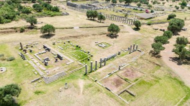 Yunanistan 'ın Mora kentindeki antik Messini kenti..