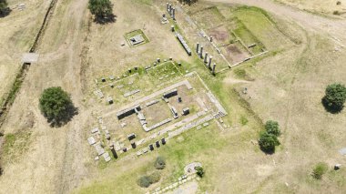Yunanistan 'ın Mora kentindeki antik Messini kenti..