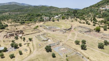 Yunanistan 'ın Mora kentindeki antik Messini kenti..