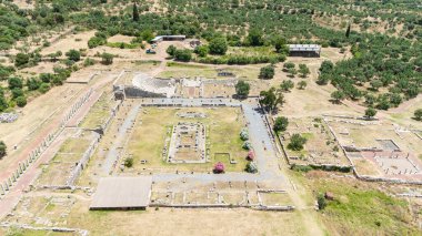 Yunanistan 'ın Mora kentindeki antik Messini kenti..