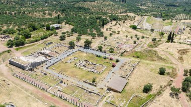 Yunanistan 'ın Mora kentindeki antik Messini kenti..