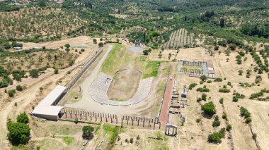 Yunanistan 'ın Mora kentindeki antik Messini kenti..