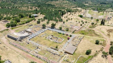 Yunanistan 'ın Mora kentindeki antik Messini kenti..