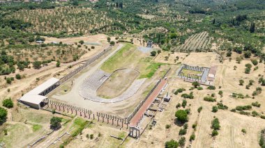 Yunanistan 'ın Mora kentindeki antik Messini kenti..