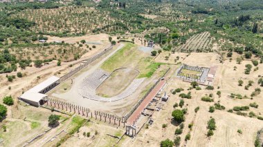 Yunanistan 'ın Mora kentindeki antik Messini kenti..