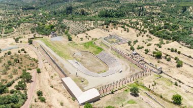 Yunanistan 'ın Mora kentindeki antik Messini kenti..
