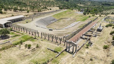 Yunanistan 'ın Mora kentindeki antik Messini kenti..