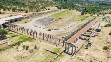 Yunanistan 'ın Mora kentindeki antik Messini kenti..