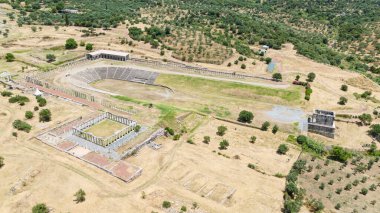 Yunanistan 'ın Mora kentindeki antik Messini kenti..